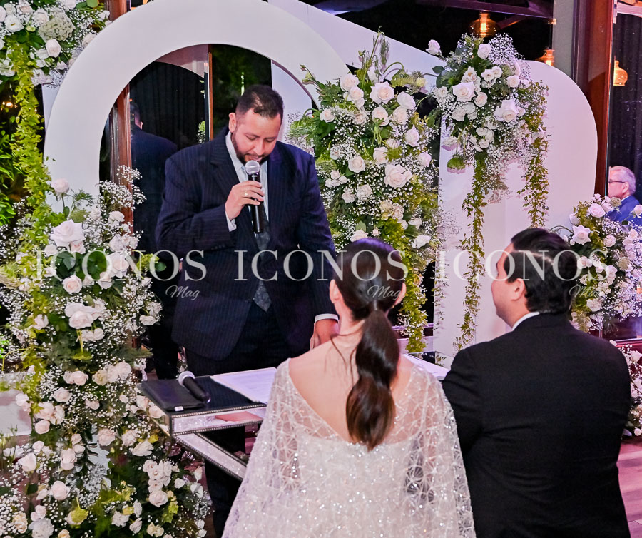 Boda civil Gloria Lucía Ruiz y Ricardo Boadla Zavala