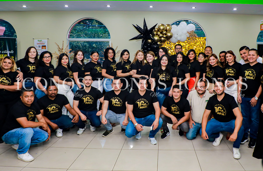 Décimo aniversario Financiera CrediRapid San Pedro Sula