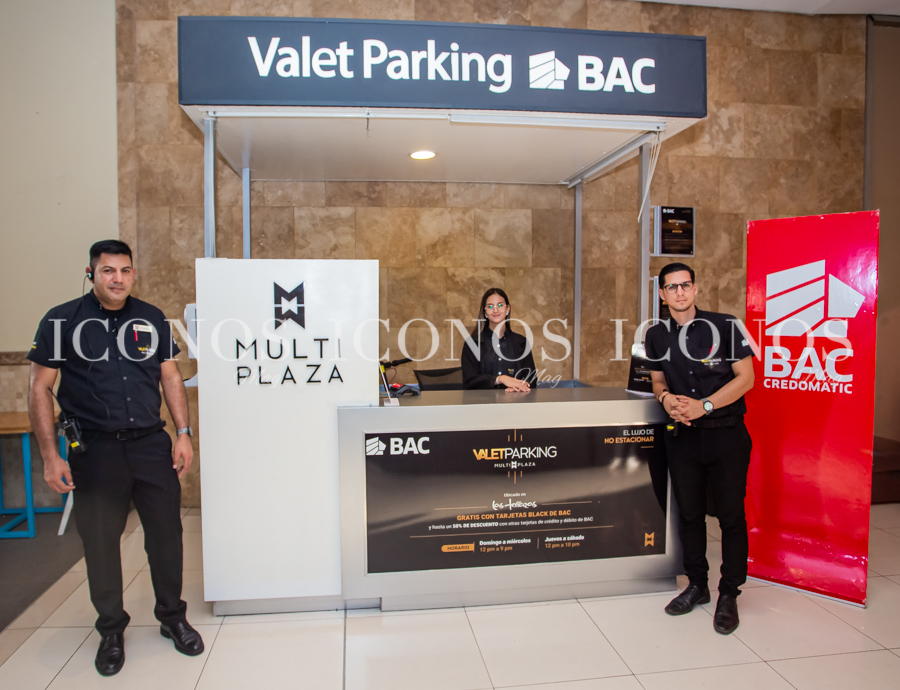 Valet parking by BAC Credomatic & Mall Multiplaza Tegucigalpa