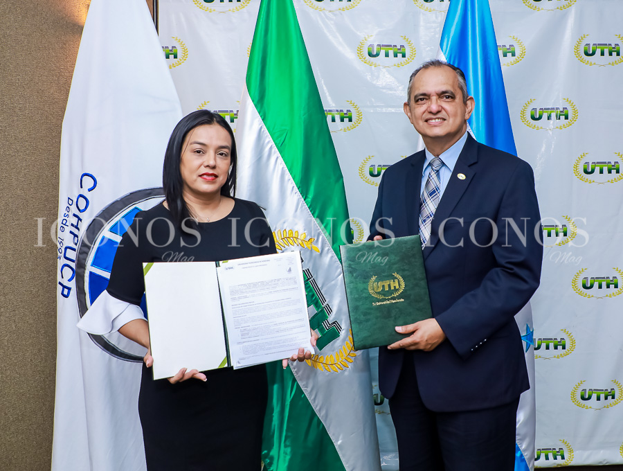 Firma convenio Colegio de Contaduría Pública y UTH Honduras (1)