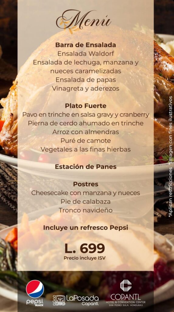 Thanksgiving Day 2023 by hotel Copantl Honduras