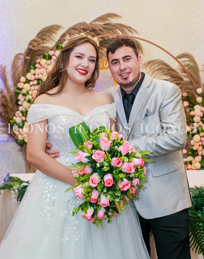 Boda civil Cristell Paz y Yefri Fernández