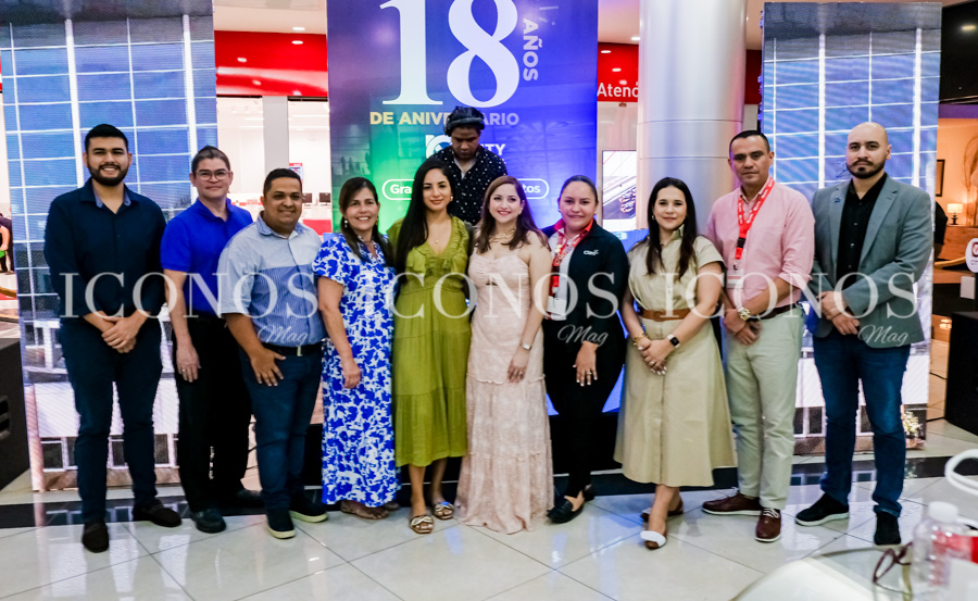 Cóctel 18 aniversario City Mall San Pedro Sula Honduras