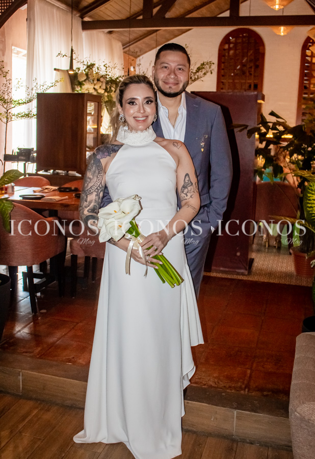 Boda civil Samira Mendoza y Julio Rodríguez