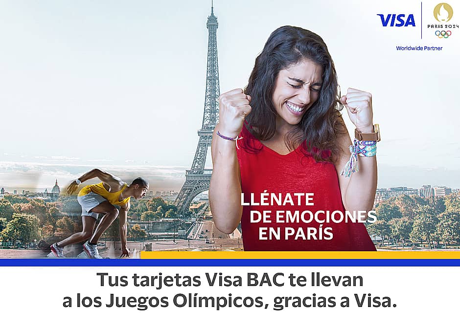 PORTADA BAC Credomatic y Visa te llevan a Juegos Olímpicos 2024