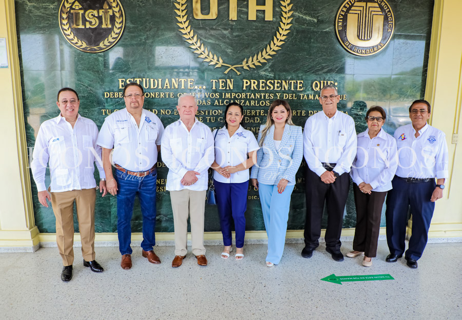 Visita presidente JCI a UTH Honduras