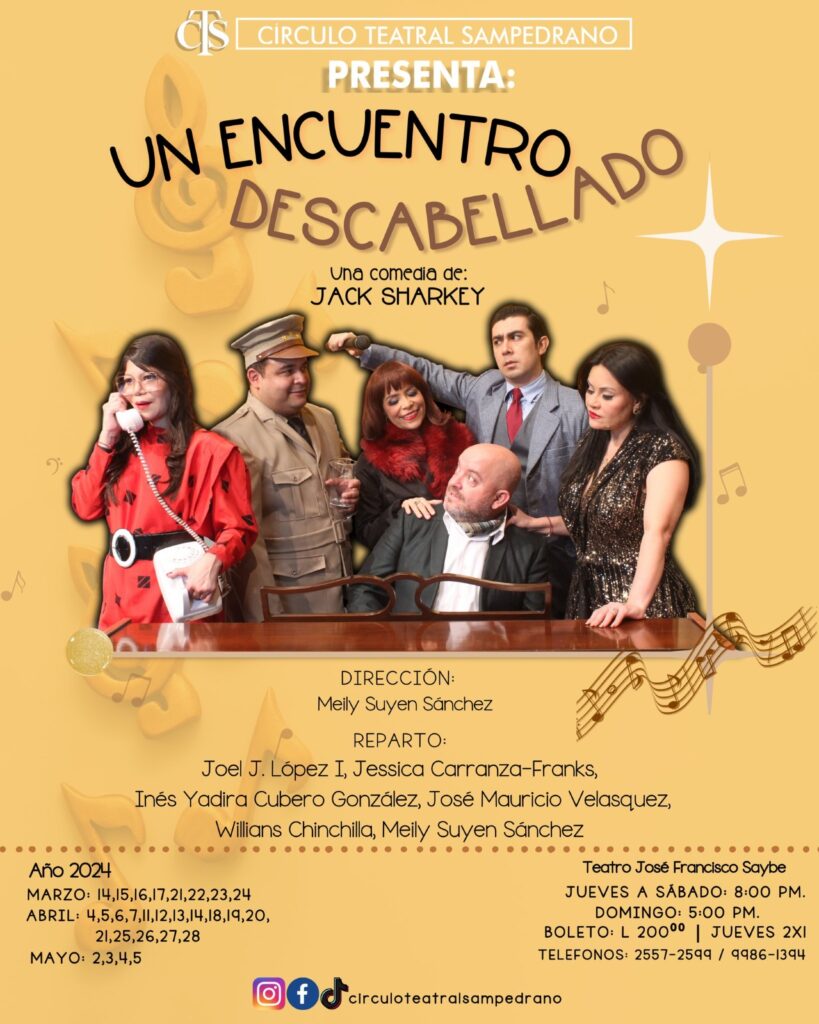 Obra Un encuentro descabellado Círculo Teatral Sampedrano