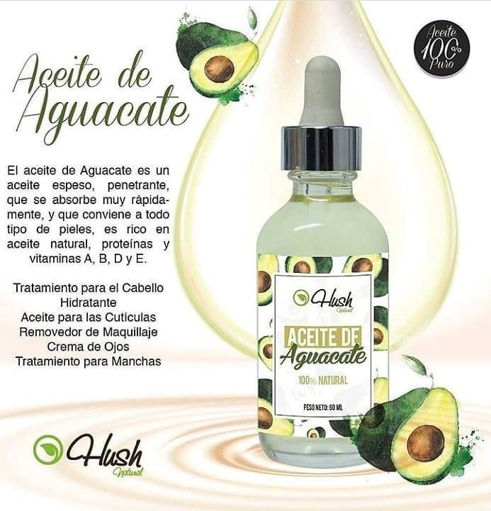 Aceite de aguacate by Hush Natural Honduras