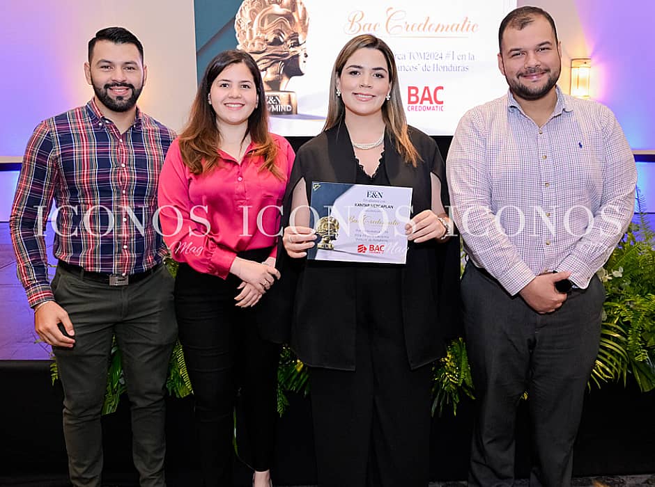 PORTADA Premiación Top of Mind TOM 2024 BAC Credomatic