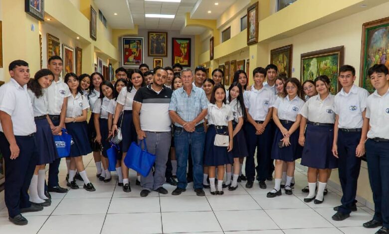 PORTADA Visita instituto Técnico Morazán San Pedro Sula a UCENM
