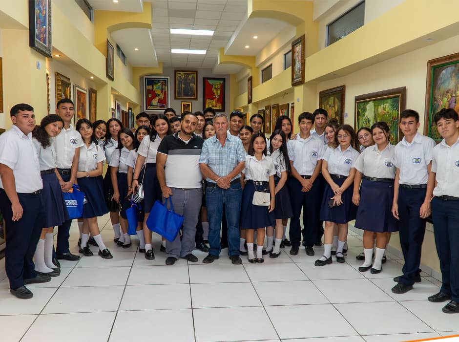 PORTADA Visita instituto Técnico Morazán San Pedro Sula a UCENM