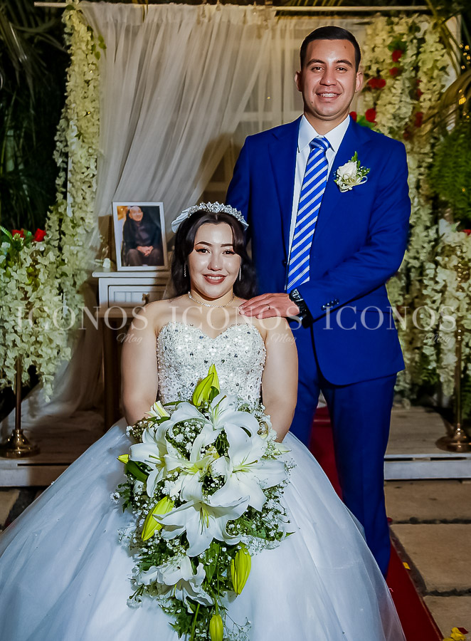 Boda Evelin Fabiola Oyuela Zúniga y Moisés Ariel Sánchez Calderón