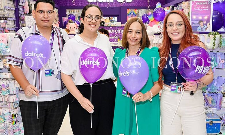 PORTADA lanzamiento linea producto claires 2024 mall multiplaza san pedro sula (1)