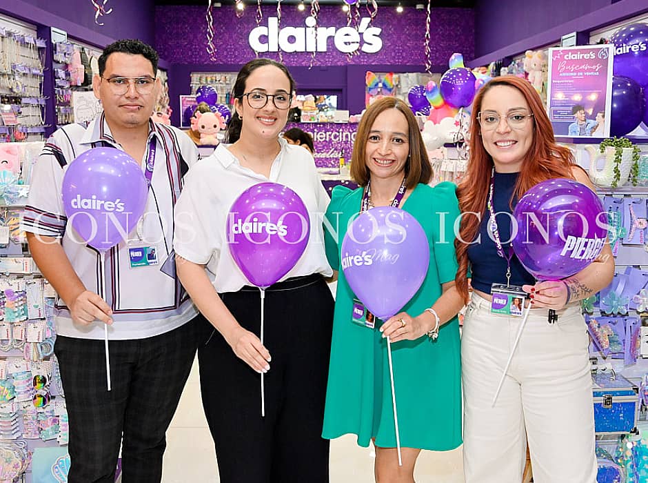 PORTADA lanzamiento linea producto claires 2024 mall multiplaza san pedro sula (1)