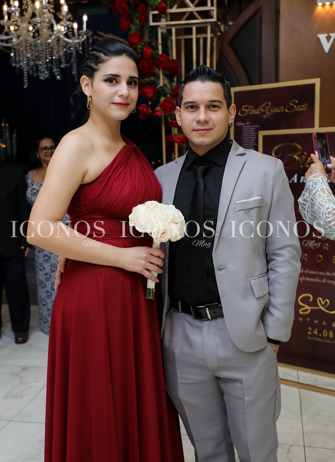 Samantha Lizette Caballero Rodríguez y Marlon Joel Cárdenas Quiroz