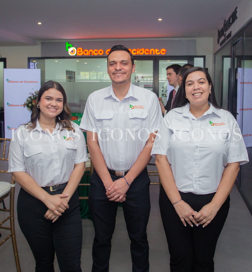 Inauguración sucursal Banco de Occidente en Plaza de Reyes Tegucigalpa