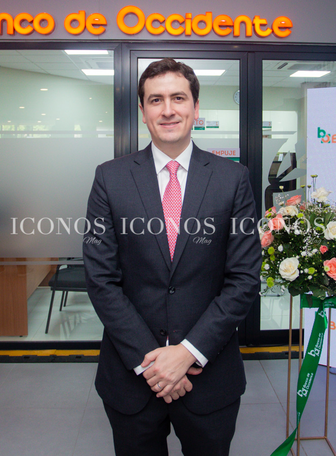 Inauguración sucursal Banco de Occidente en Plaza de Reyes Tegucigalpa