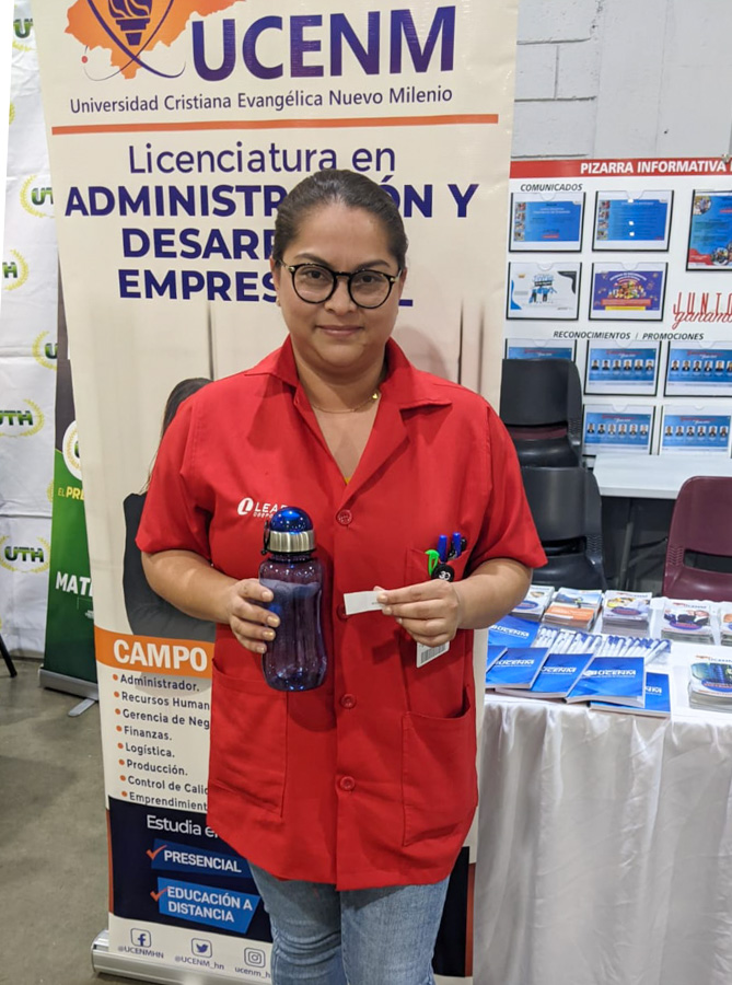 visita feria educativa lear 2024 by ucenm honduras