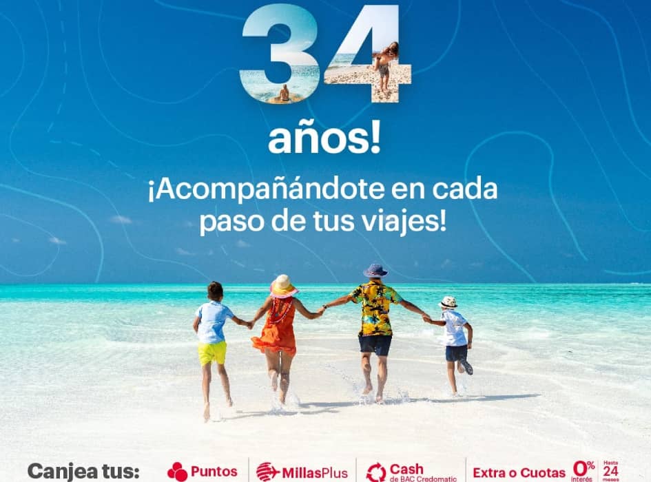 PORTADA Promoción BAC Credomatic Honduras 34 aniversario Geotours