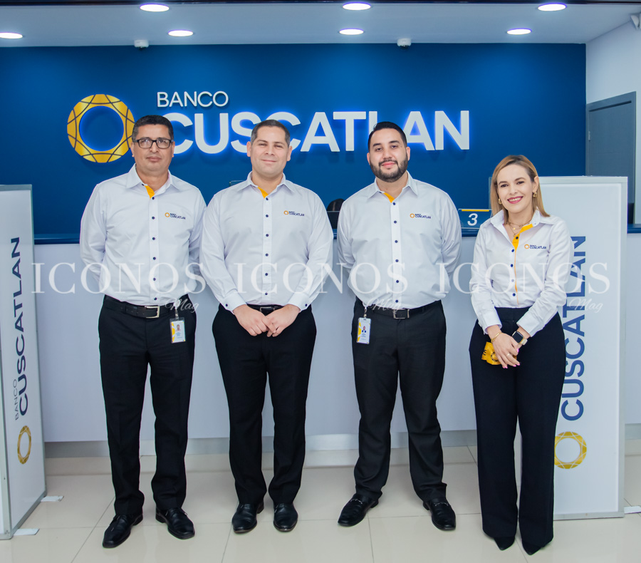 Inauguración agencia Banco Cuscatlán centro Tegucigalpa