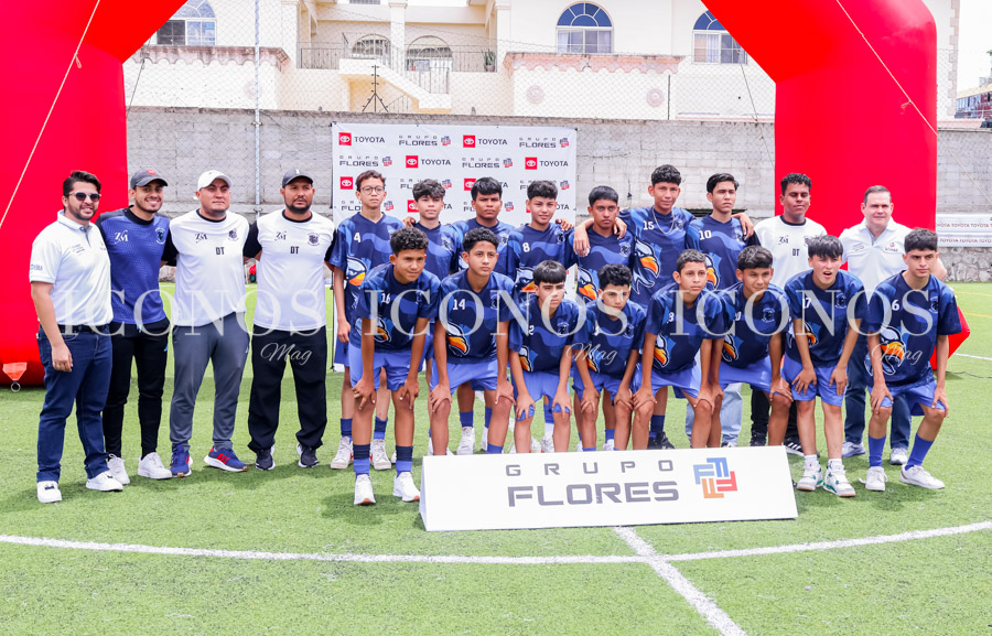 Apertura torneo de fútbol Jugando por la educación by Grupo Flores 2