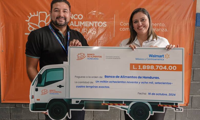 PORTADA Donación Walmart Banco de Alimentos Honduras