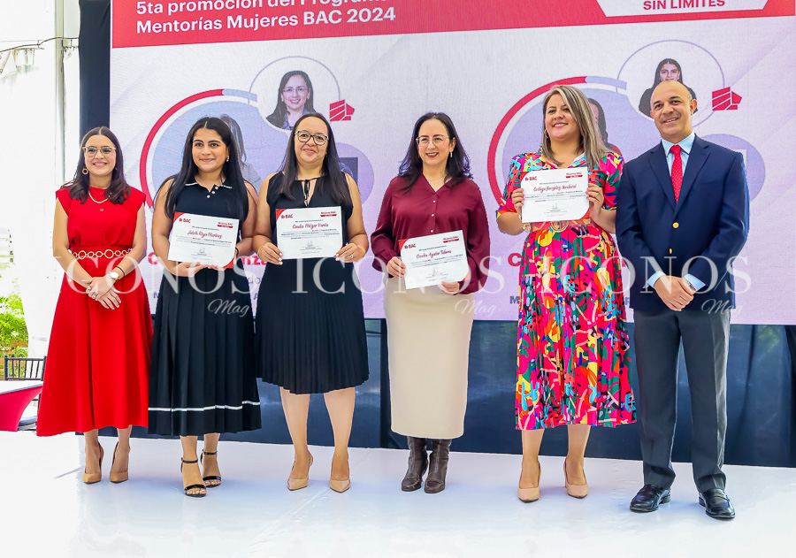 Premiación del programa Mentorías Mujeres BAC 2024