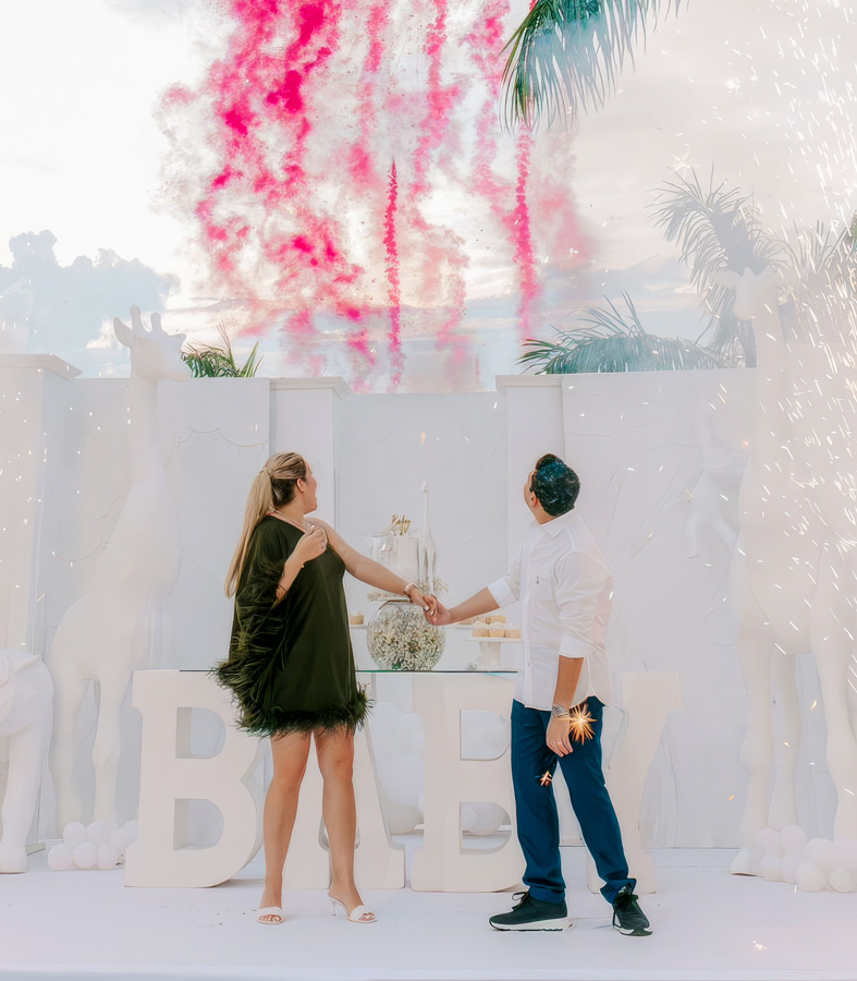 gender reveal bebe faraj bonilla