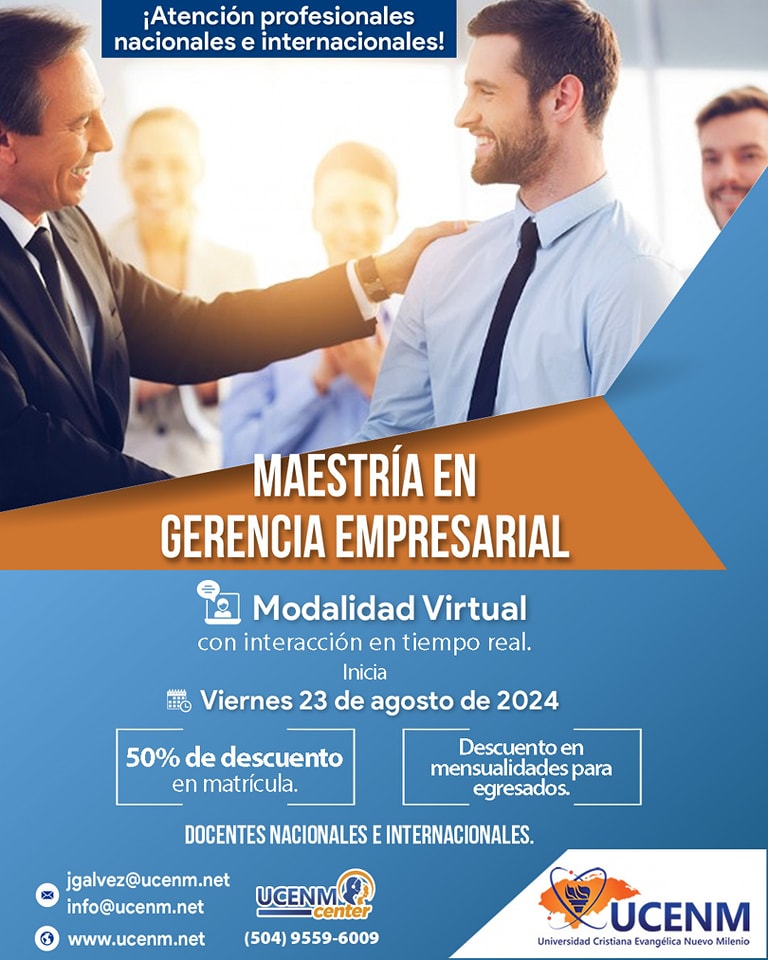 oferta academica maestrias 2024 ucenm honduras