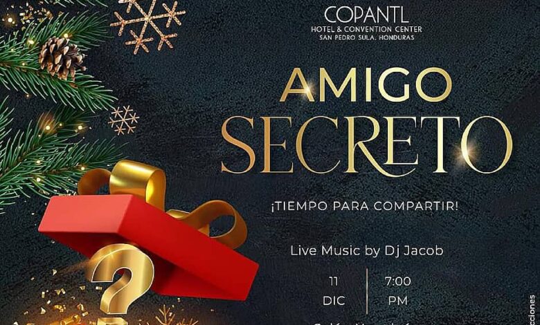 PORTADA Amigo secreto 2024 by hotel Copantl Honduras