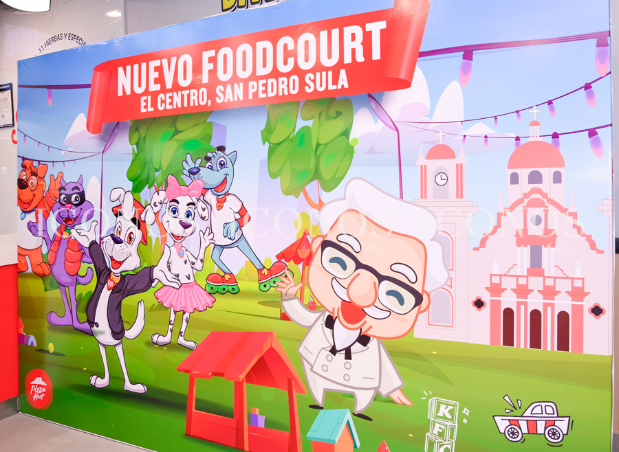 inauguracion foodcourt 2024 kfc y pizza hut honduras