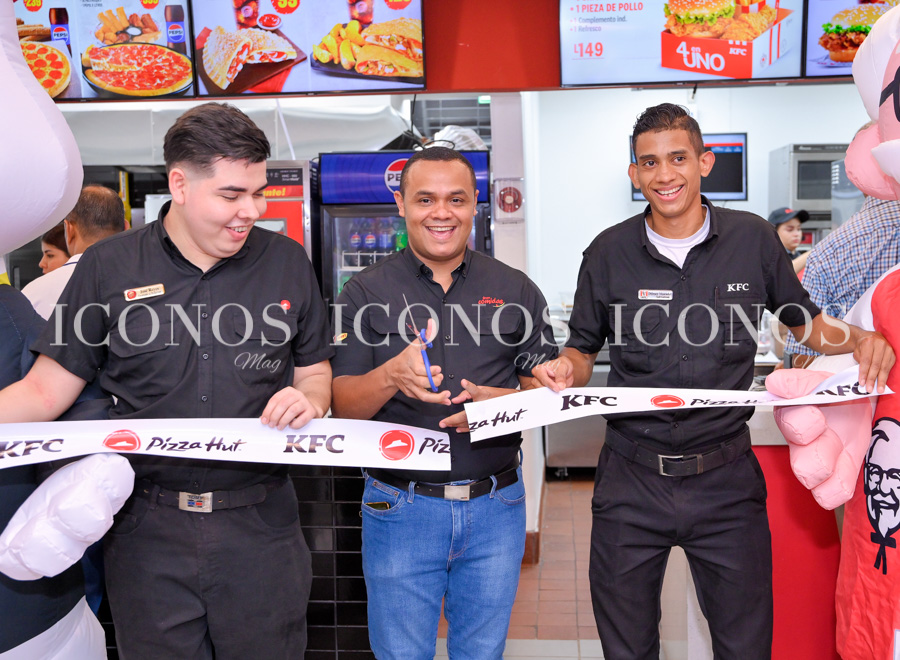 inauguracion foodcourt 2024 kfc y pizza hut honduras