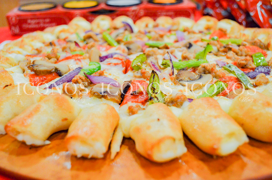 lanzamiento cheesy bites 2024 by pizza hut honduras