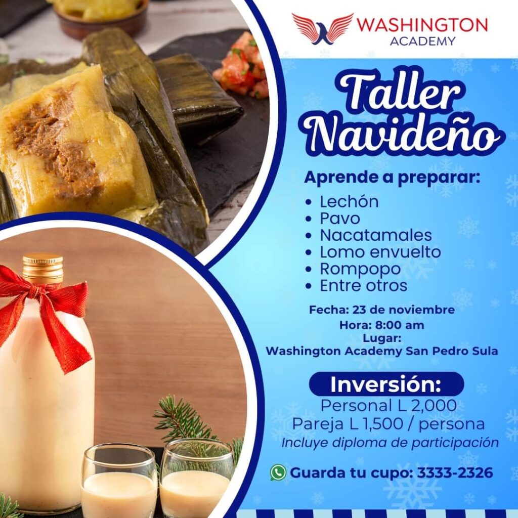 taller cocina navidena 2024 by washington academy