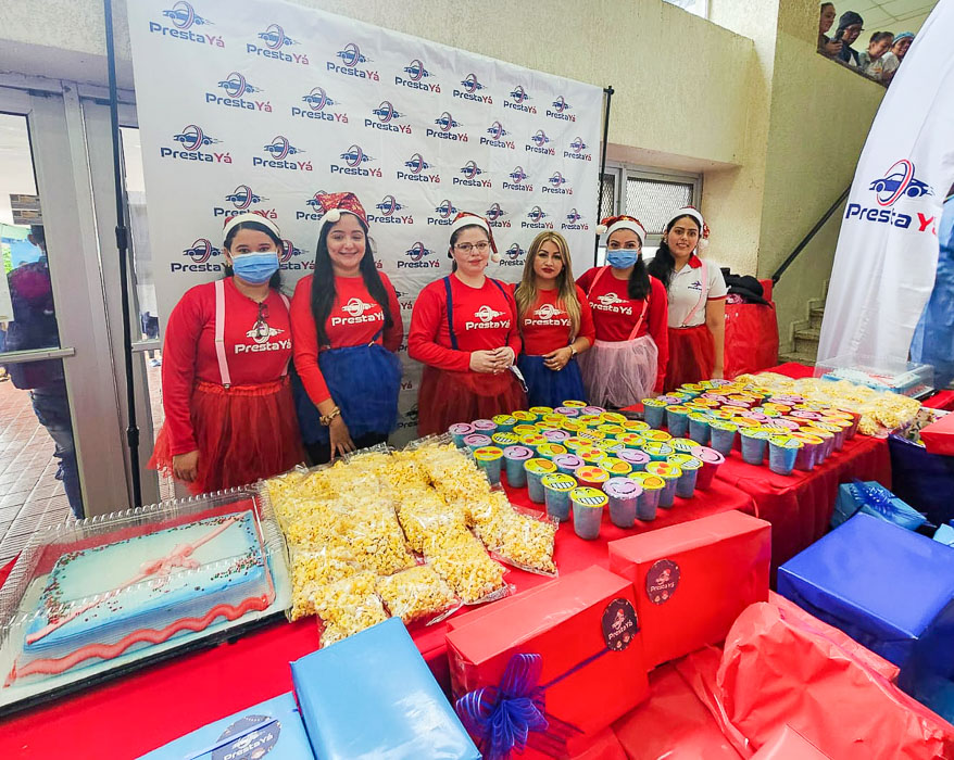 Donativo navideño 2024 Presta Yá Honduras