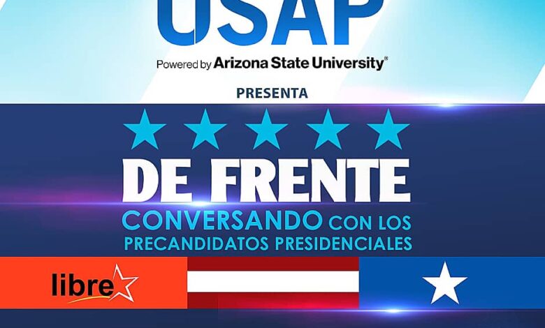 PORTADA Conversación precandidatos presidenciales 2025 by USAP Honduras