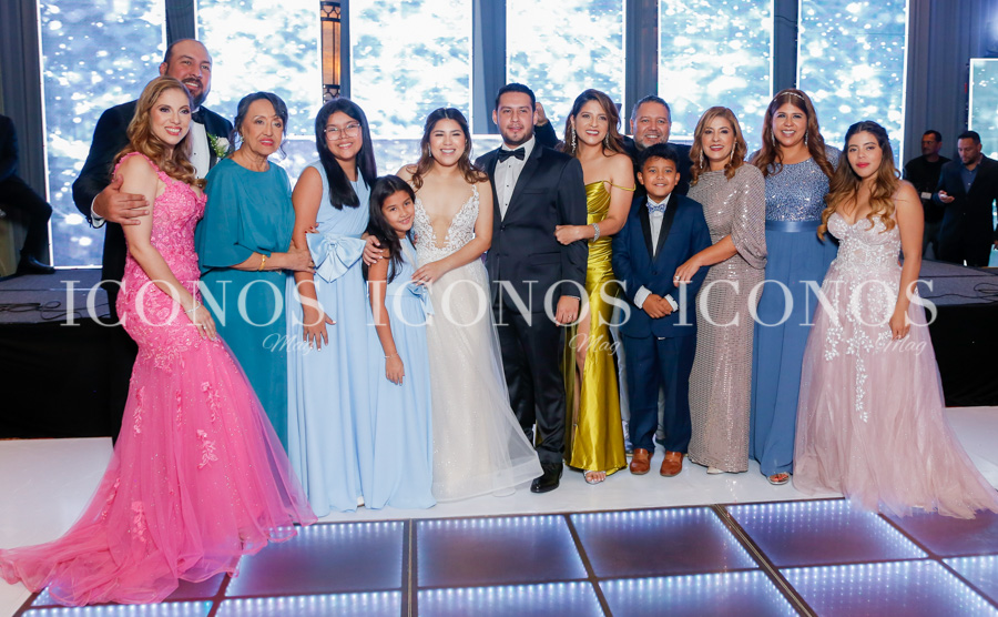 Boda Andrea Nicole Moncada Bueso y Jonathan Wilfredo Zelaya Ordóñez