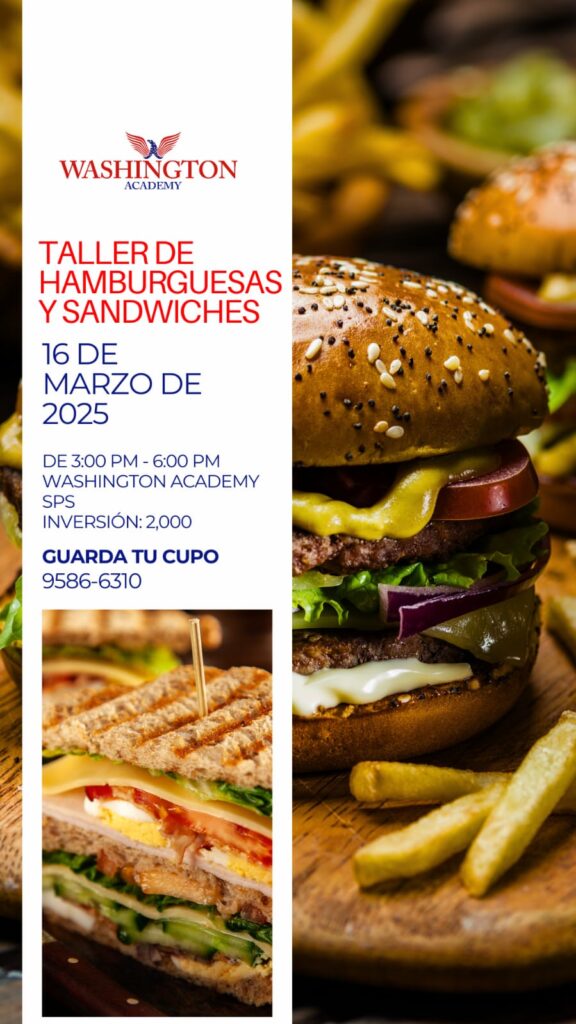 Taller hamburguesas 2025 Washington Academy San Pedro Sula
