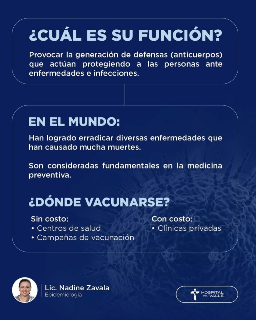 Importancia de vacunarse 2025 by Hospital del Valle Honduras