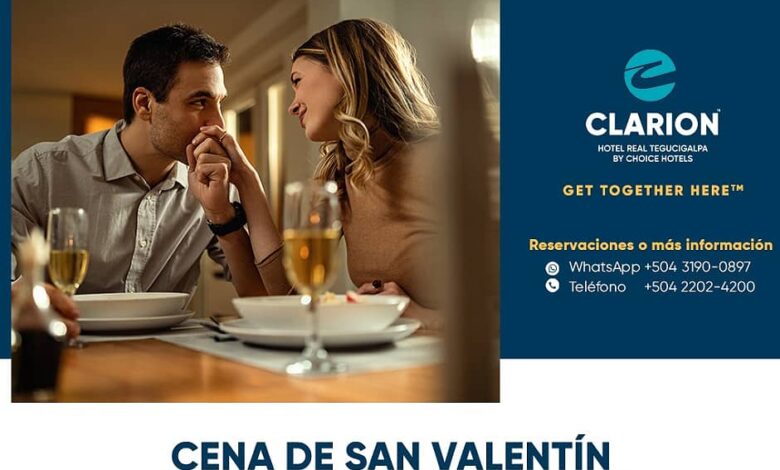 PORTADA Día de San Valentín 2025 by hotel Clarion Tegucigalpa