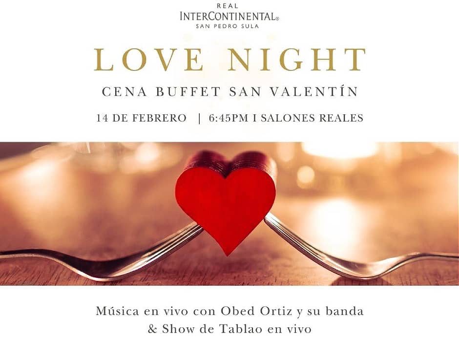 PORTADA Día de San Valentín 2025 by hotel Real InterContinental San Pedro Sula