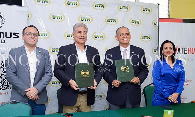 portada firma de convenio uth honduras y la municipalidad de villanueva