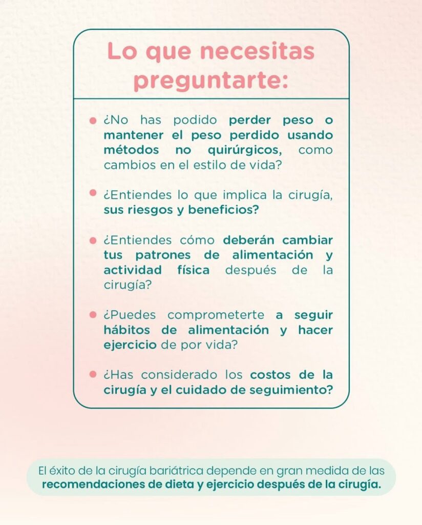 Cinco preguntas sobre cirugía bariátrica 2025 Hospital del Valle Honduras
