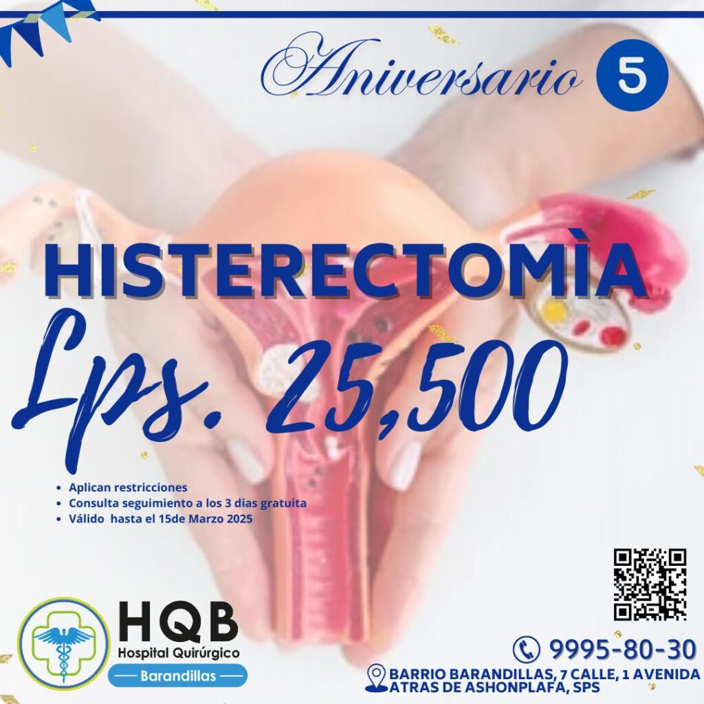 Promociones quinto aniversario 2025 Hospital Quirúrgico Barandillas