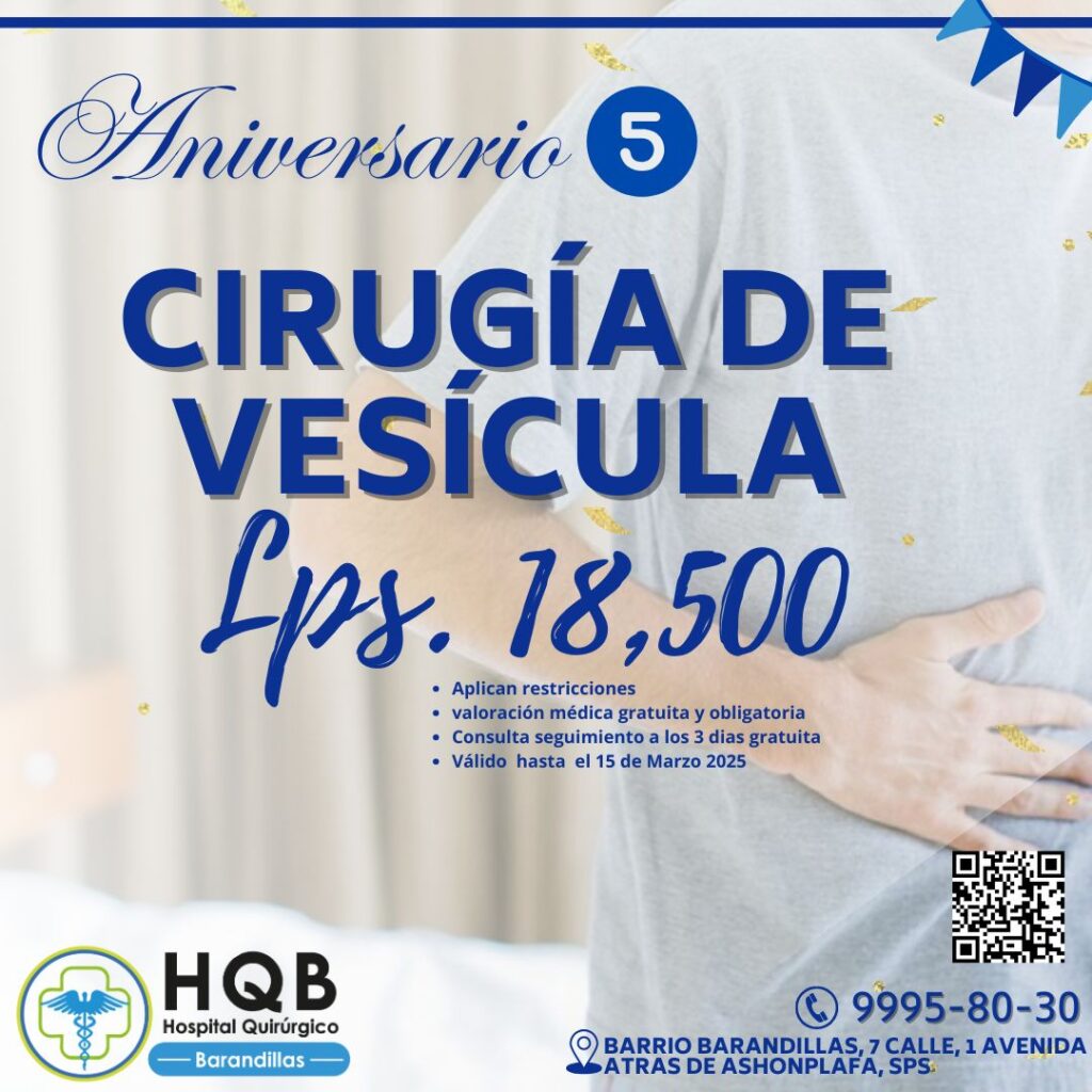 Promociones quinto aniversario 2025 Hospital Quirúrgico Barandillas