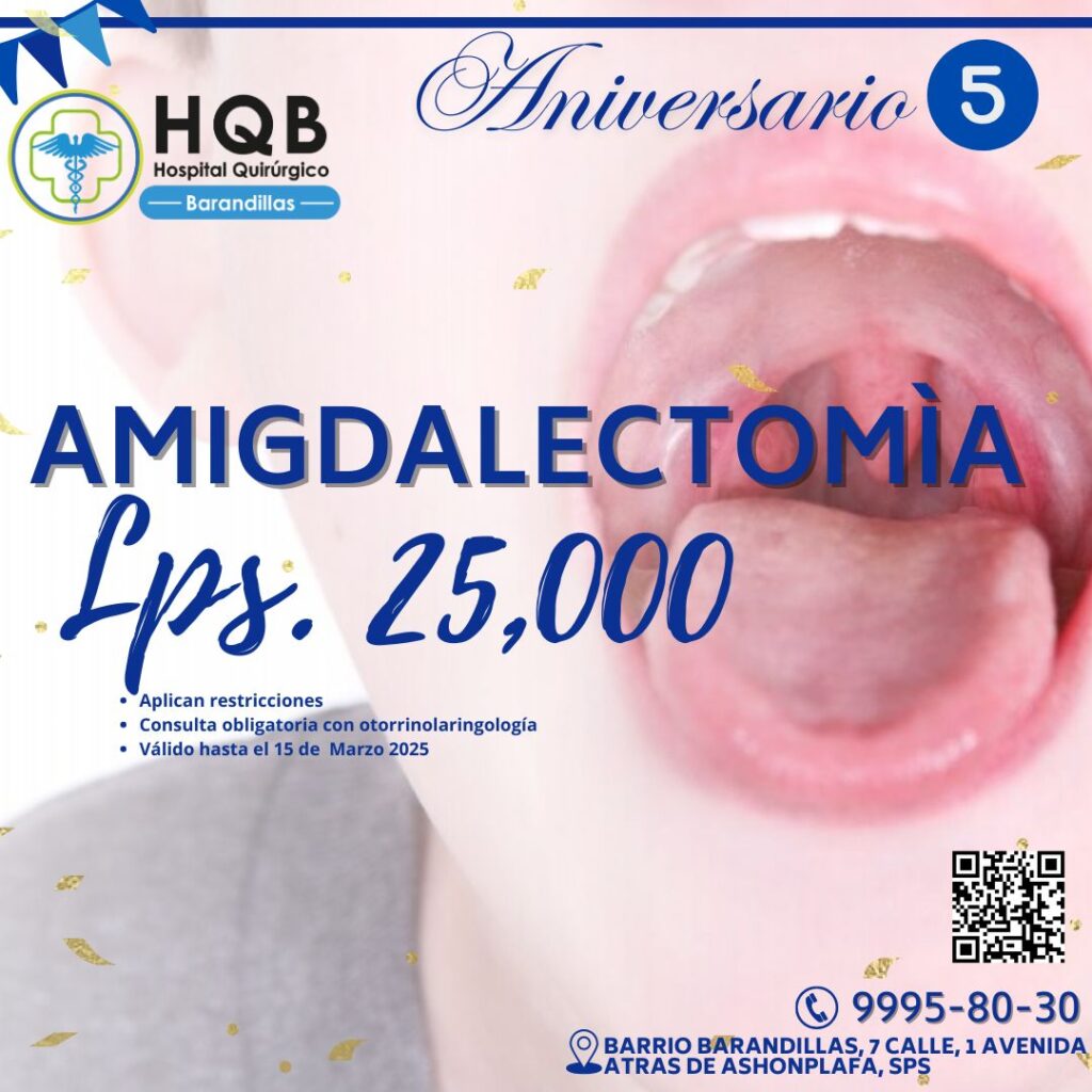 Promociones quinto aniversario 2025 Hospital Quirúrgico Barandillas