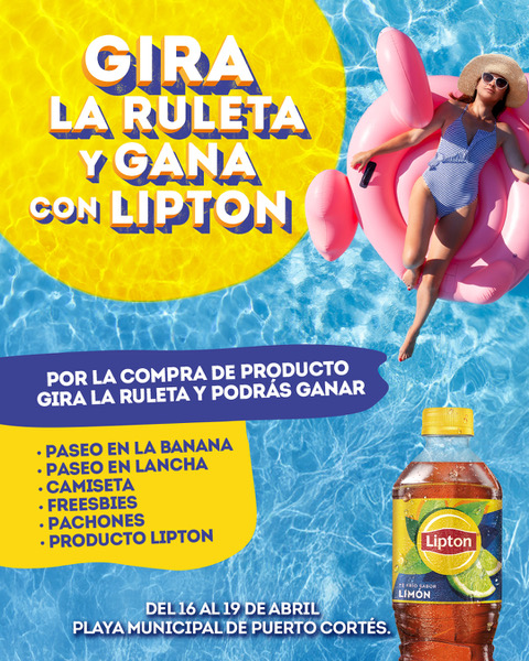 Gira la ruleta Lipton Semana Santa Honduras 2025