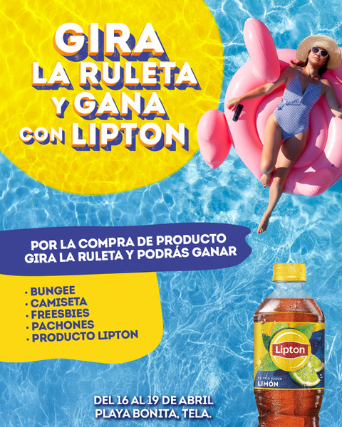 Gira la ruleta Lipton Semana Santa Honduras 2025