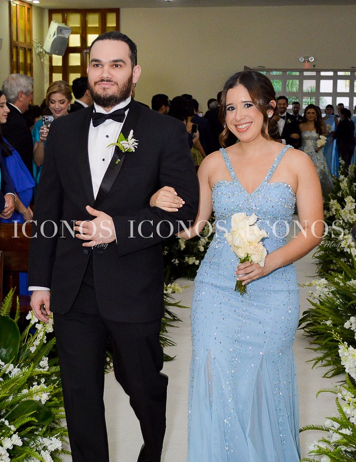 boda religiosa alexa giron Cerrato y guillermo bogran ayestas