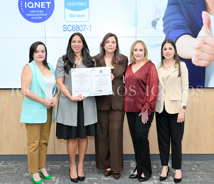 celebracion 15 anos certificacion iso 9001 2015 banpais honduras